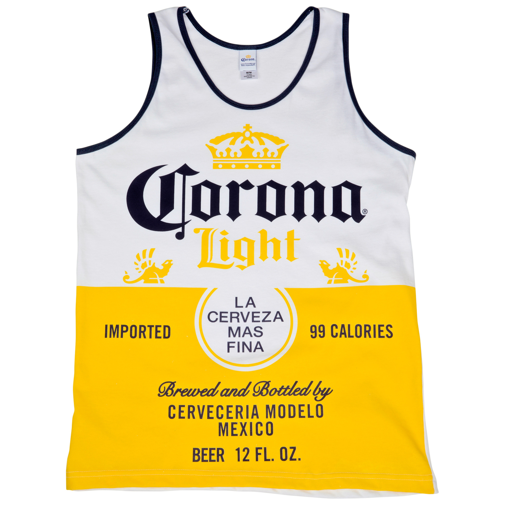 Corona Light Beer Label Design Tank Top